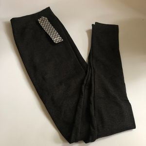 Afrodita Womens Dark Gray Knit Leggings Size S/M